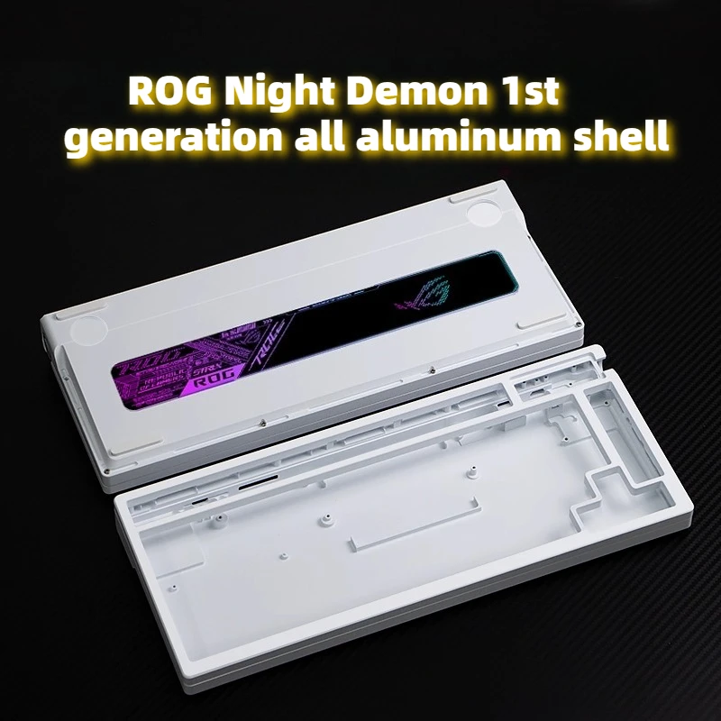 

ROG Night Demon Keyboard 1st Generation Night Demon X Aluminum Alloy Shell Cover Upper Cover White Aluminum Alloy Base Shell