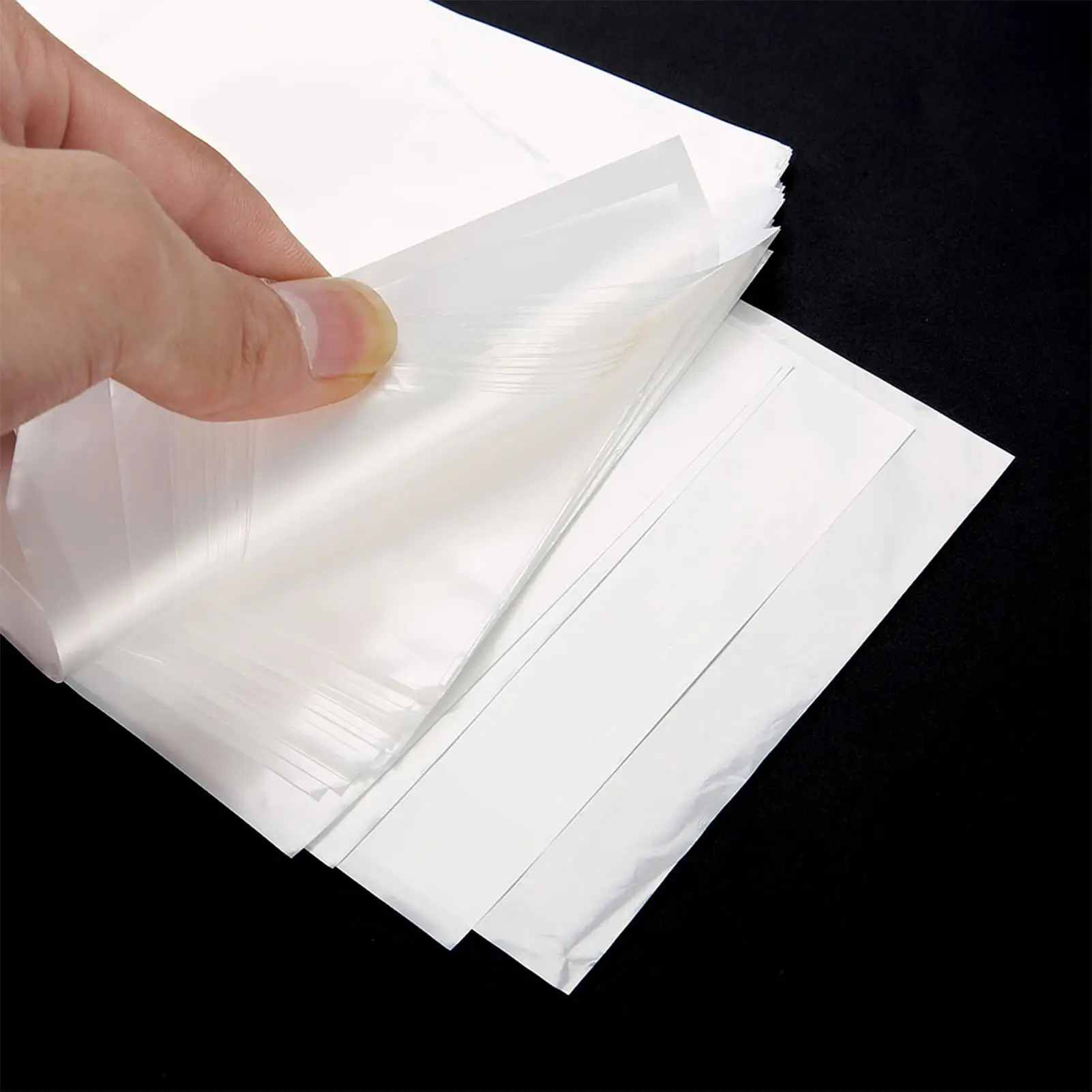 100pcs Hair Dye Paper - Recyclable Dyeing Tissues for Salon Highlights & Coloring Tools