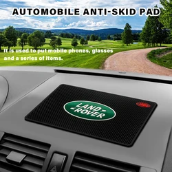 1Pc Auto Logo Rubber Anti-Slip Pad Auto Dashboard Telefoon Stand Anti-Slip Mat Voor Land Rover Freelander 2 Lf Discovery L462 Range