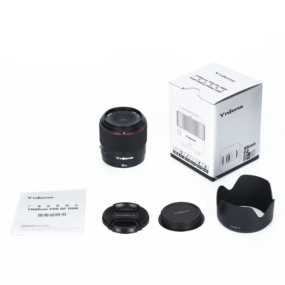 Yongnuo YN 35 مللي متر YN35mm F2S DF DSM AF MF وضع التركيز فتحة كبيرة عدسة الكاميرا لين لسوني E جبل A7II A6600 A6500 A9 A7RII