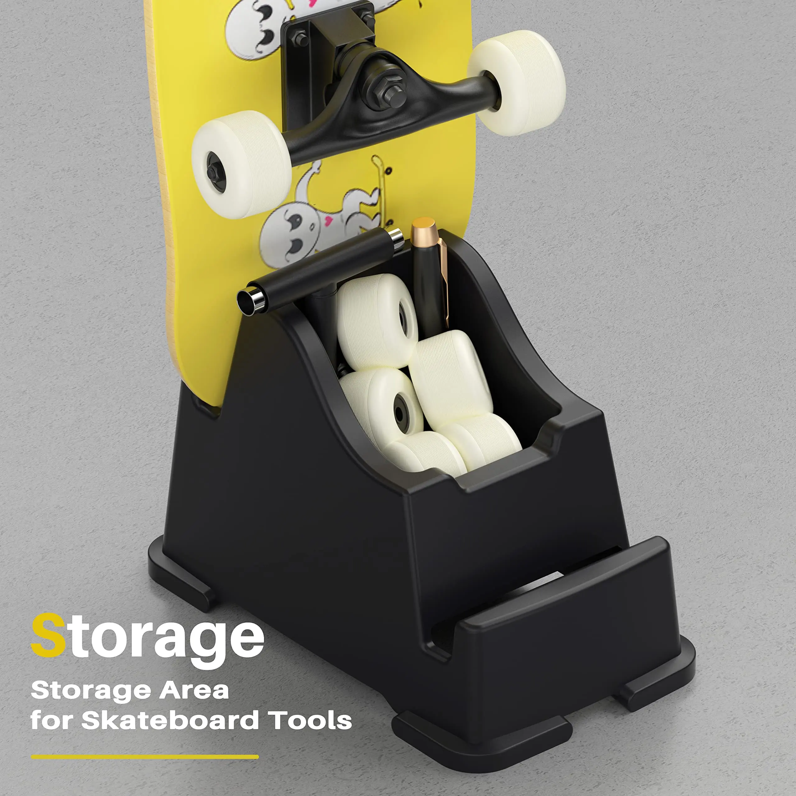 Immagine 3: Supporto per skateboard Hikeen: organizzare e visualizzare fino a 2 skateboard