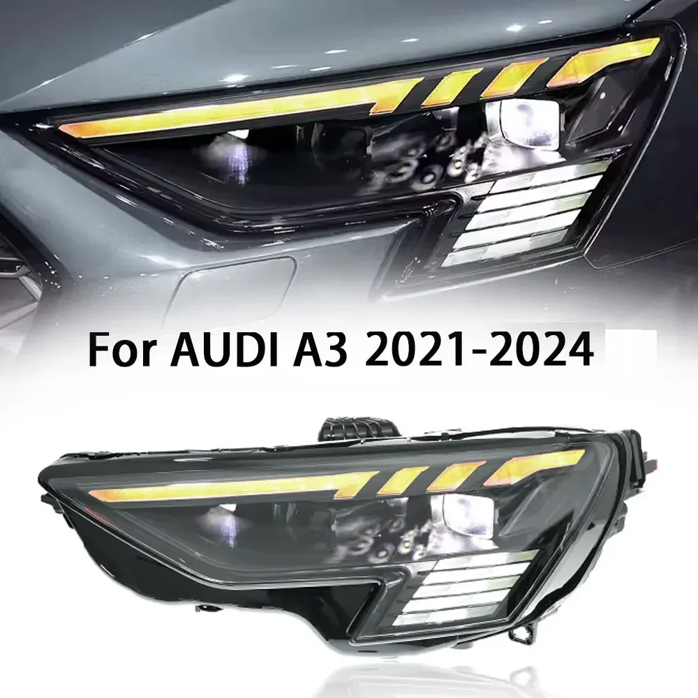 

Car lights For Audi Led Front Lights A3 Headlights 2021 2022 2023 2024 RS3 Accessories Upgrade Matrix Led Headlamp Assembly
