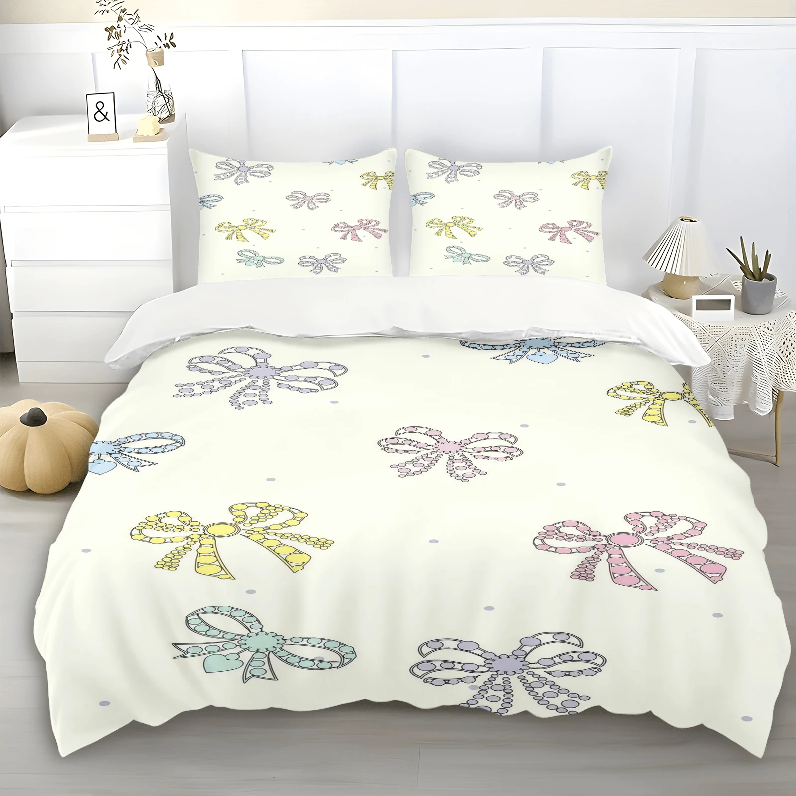 

Children Cartoon Animals Quilt Cover Cute Colorful Graffiti Print Bedding Various Sizes Available Made Home Bedroom