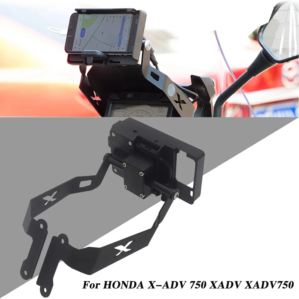 Mobile Phone Navigation Bracket GPS front Stand Holder Accessories For HONDA X-ADV750 X-ADV 750 XADV 750 XADV750