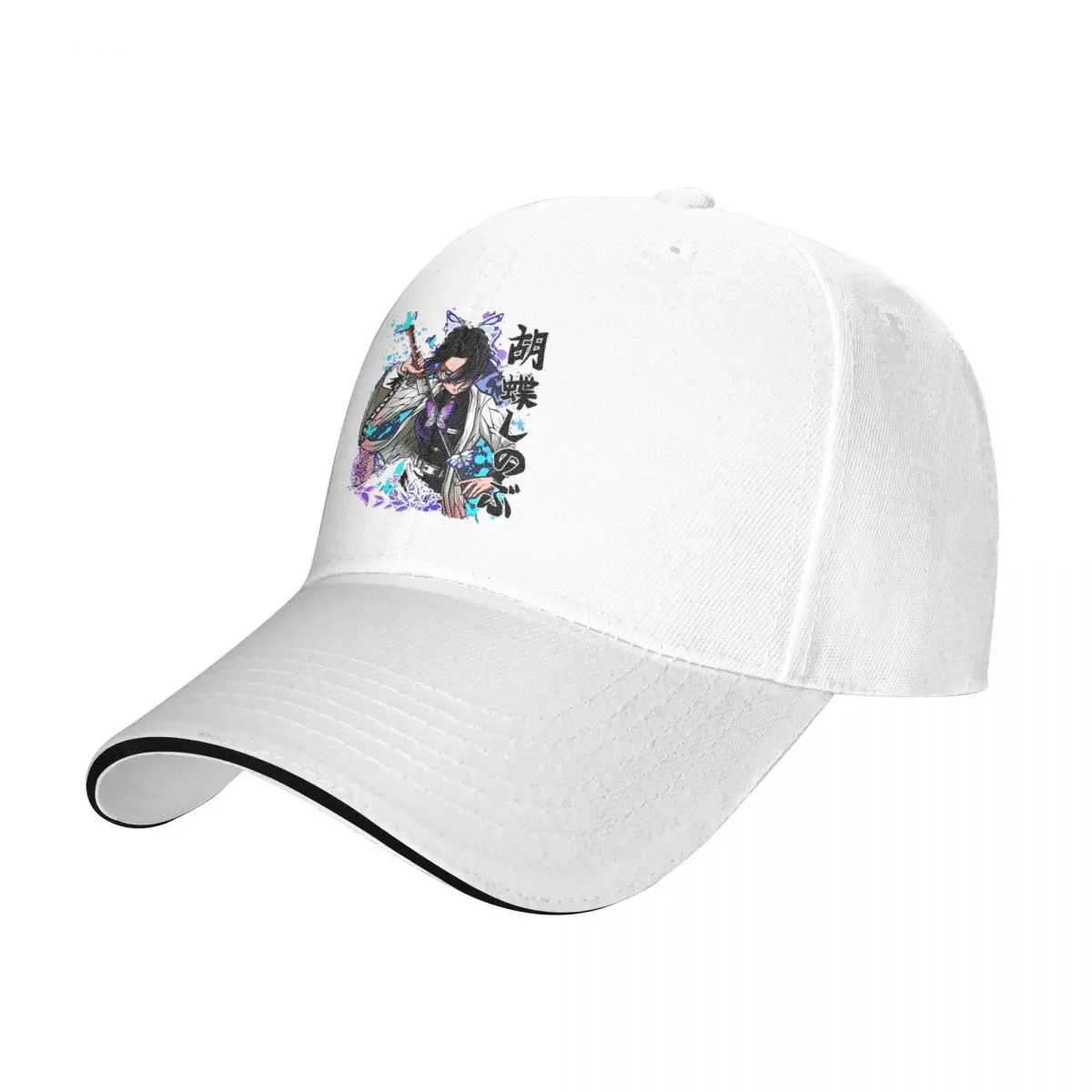 Demon Slayers Shinobu Baseball Caps Retro Anime Sandwich Caps Unisex Style Polyester Dad Hat Outdoor