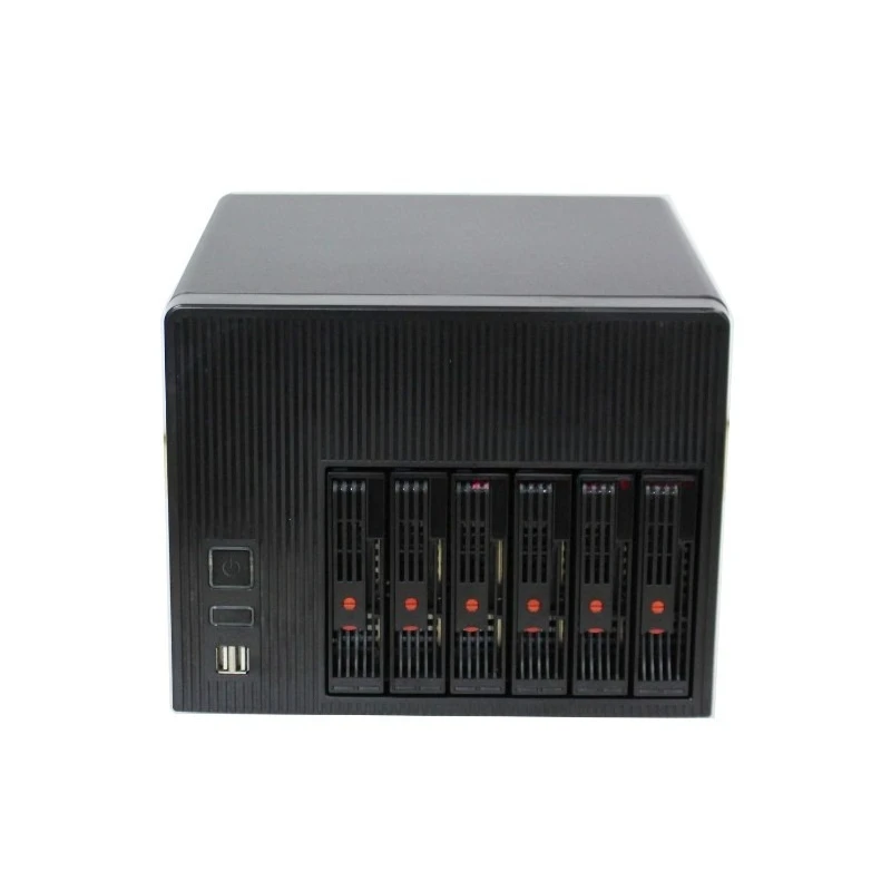6-Disk NAS Storage Box | Hot Swappable Server Case with RAID Support for Home and Office UseGoods in stock