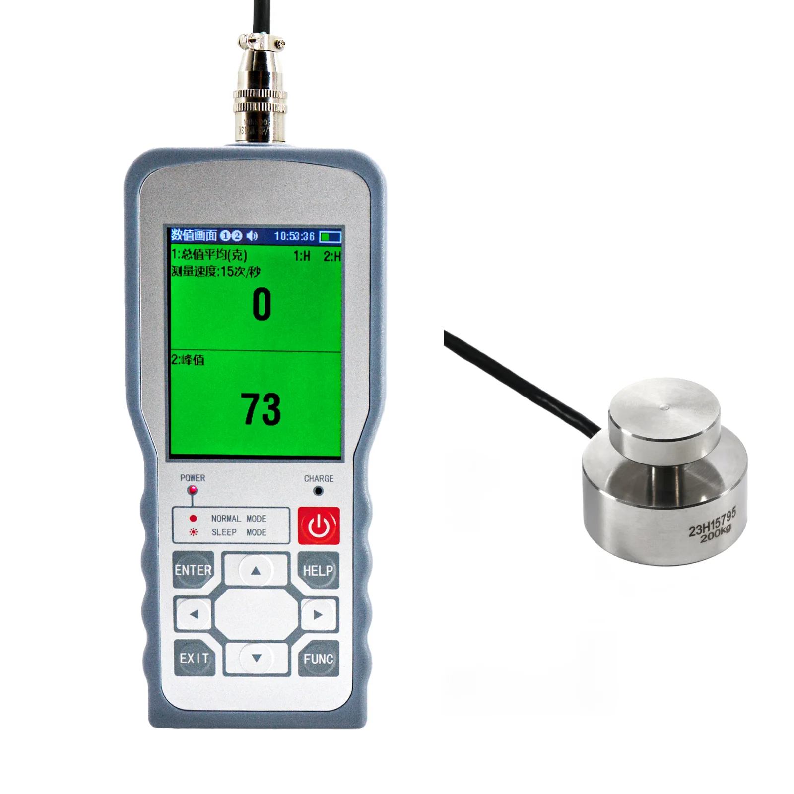 Micro Load Cell Sensor with Digital Force Gauge Test Force Weight Pressure Digital Hand Measuring Instrument 100KG 200KG 500KG