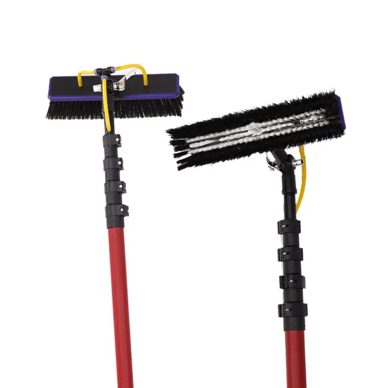 

Углепластиковая телескопическая штанга для подачи воды, система с шлангом 8 мм для мытья окон