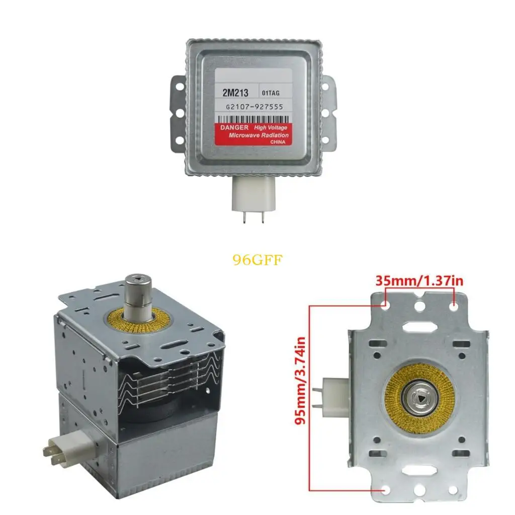 

96GF 500W Microwave Oven Magnetron Tube 2M213 Magnetron Replacement Oven Part Heating Tube Microwave Part Metal Texture