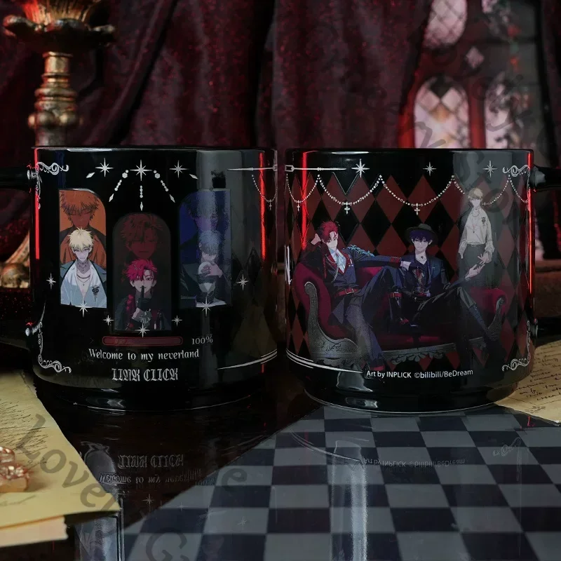 

Оригинальная керамическая кружка-хамелеон с персонажами аниме Link Click Xiafei Liu Xiao Vein, меняющая цвет, аксессуар для фанатов, подарок для поклонников