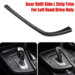 ABS For BMW 3 4 Series F30 F31 F32 F36 3GT 320i Carbon Fiber Style Gear Shift Side L Shape Strip Trim LHD