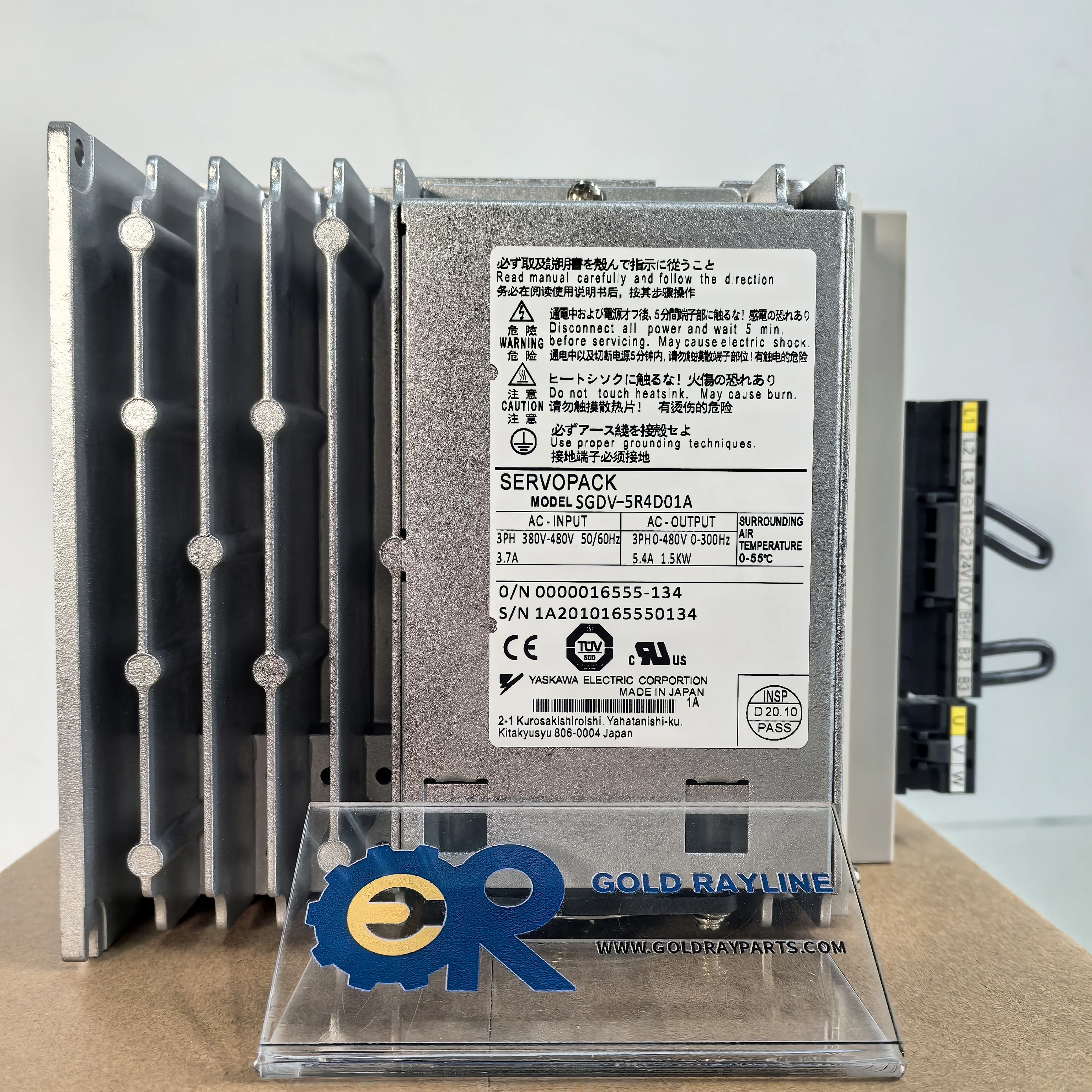 

New Yaskawa SGDV-5R4D01A Servo Drive 1 Year Warranty In Stock