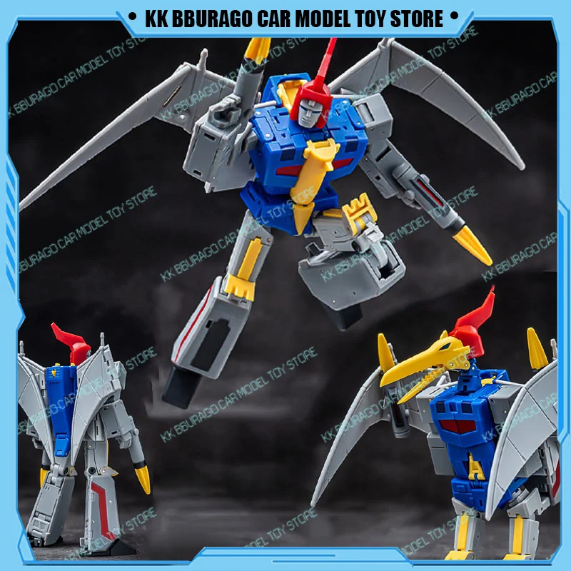 

MS-Toys Transformation Swoop Action Figures G1 Mini Scale Model Dinobot Robot Car Dinosaur Figurines Toy Children Children Gift