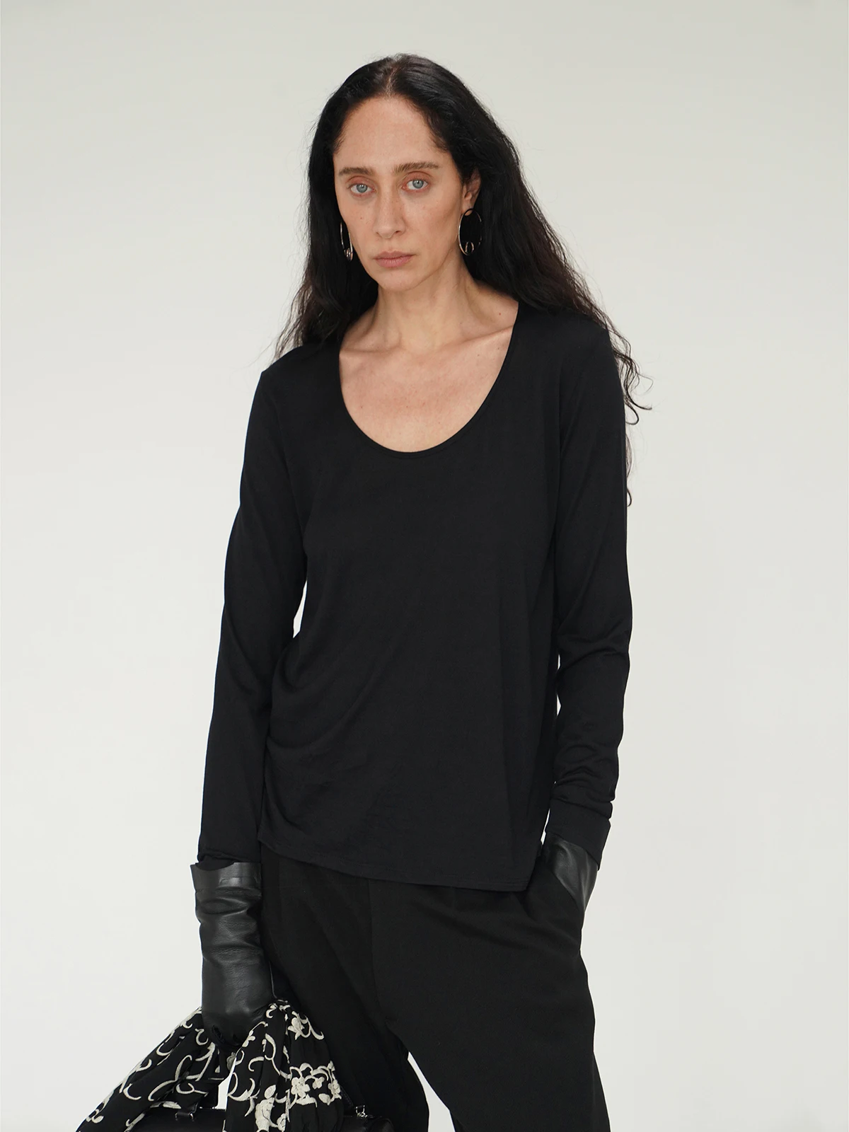 

Осенний универсальный вязаный топ Camere с бантом 2021, простой базовый женский повседневный круглый пуловер с длинным свеком Base irt