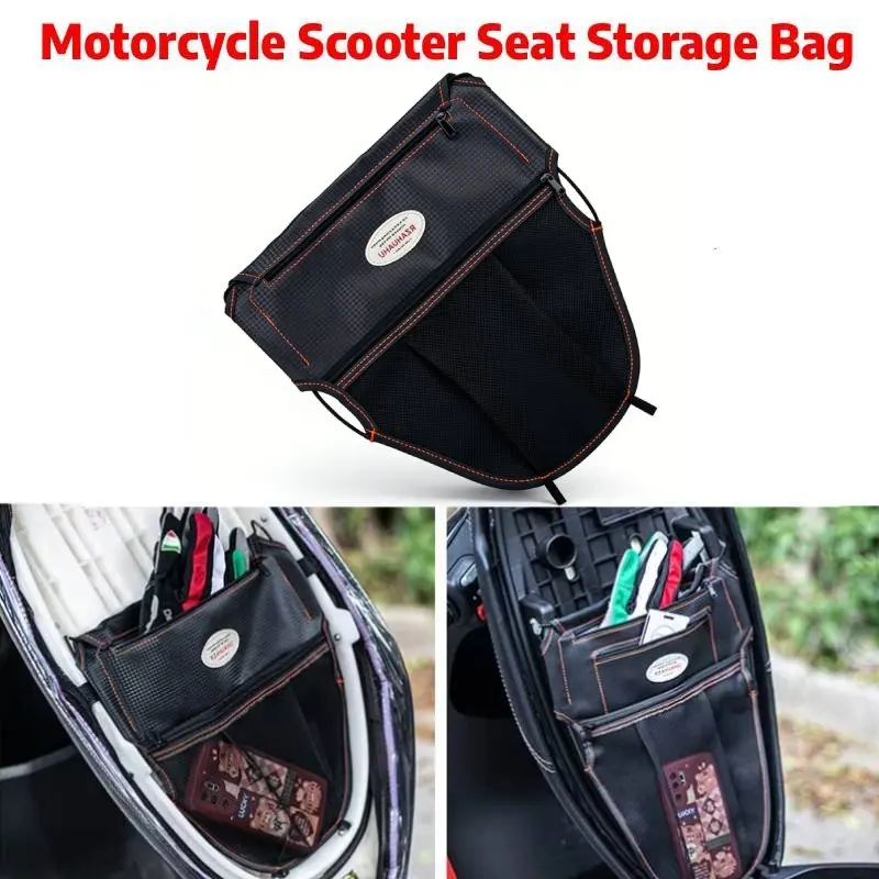 

For Piaggio Beverly 300 400 Liberty 125 Zip 50 Medley 150 Fly MP3 NRG Typhoon XEvo Motorcycle Scooter Under Seat Storage Bag