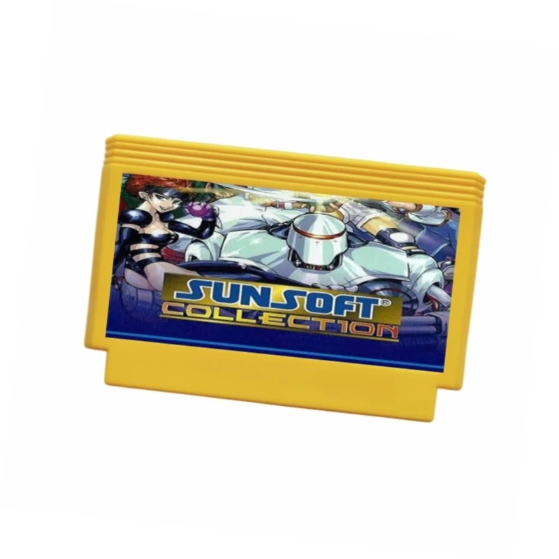 SUNSOFT Collection Remix 18 in 1 Game Cartridge for FC Console 60Pins Video Game Card