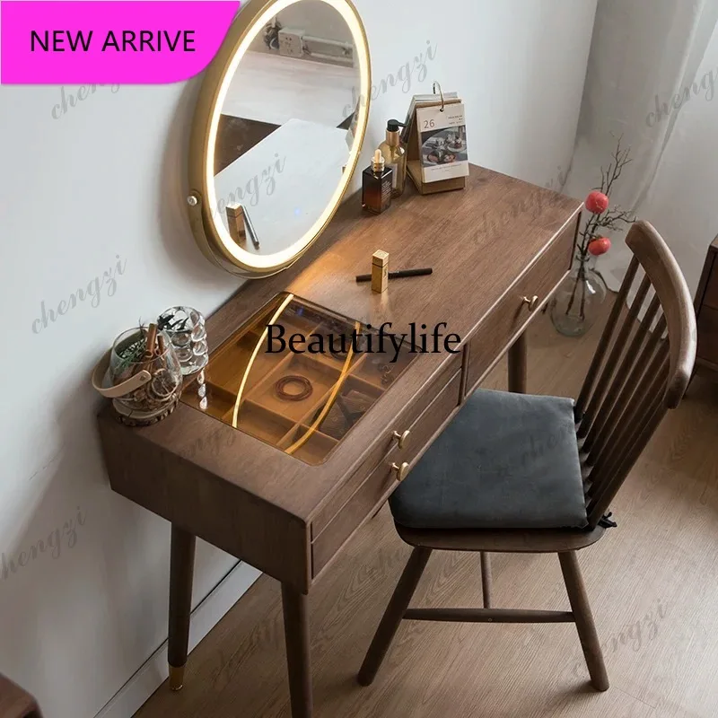 PPP  Tall Dresser Bedroom Hairstyle Modern Vanity Makeup Desk Led Lights Storage Locker Mirror with Jewelry Cabinet Sleep