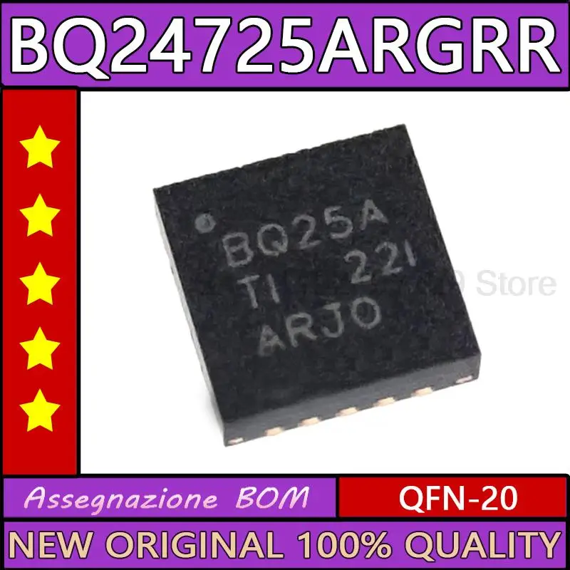 10pcs BQ24725ARGRR BQ24725A BQ725A BQ25A QFN-20 New original ic chip 