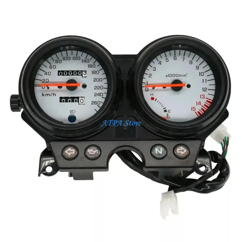 

U13C Motorcycle Digital Instrument Panel Cluster Meter Gauge Speedometer Odometer Tachometer Clear Display Suitable for CB600