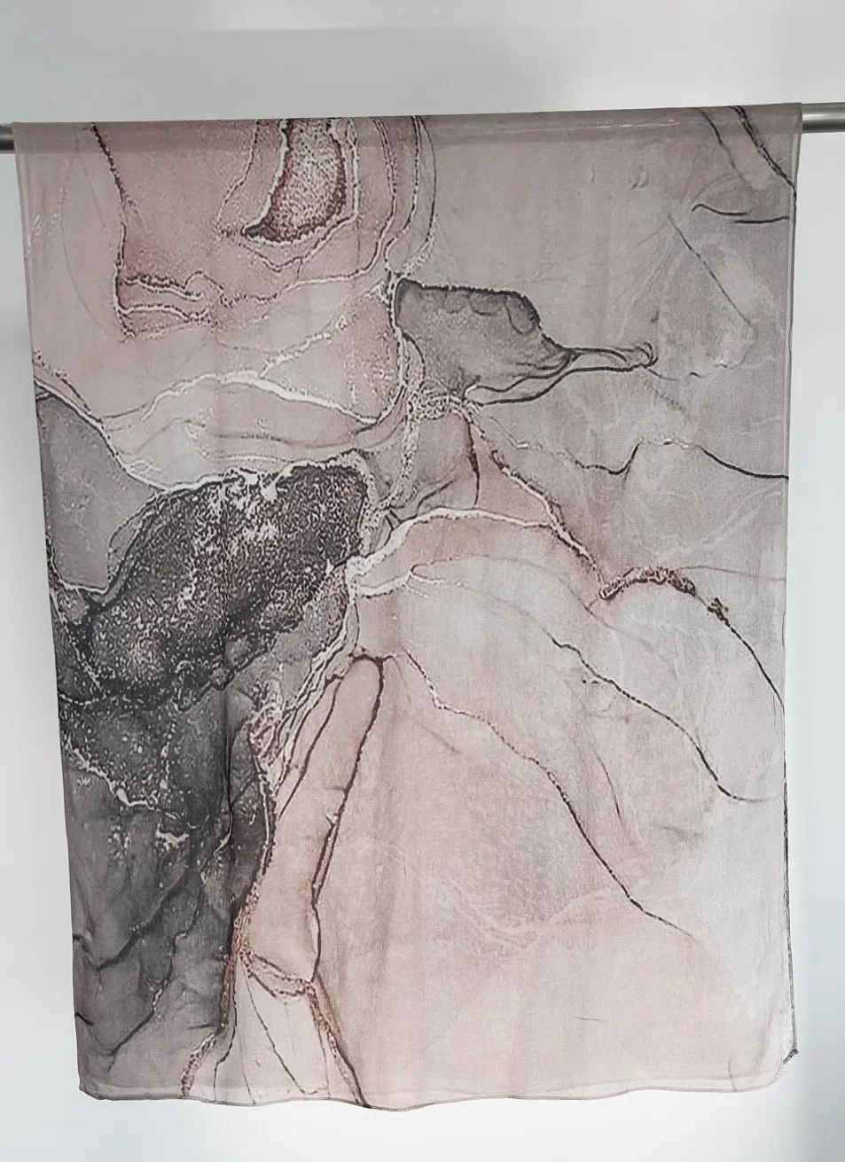 Bufanda estampada de Modal, pañuelo árabe de Oriente Medio, velo suave y ligero y transpirable, bufanda larga