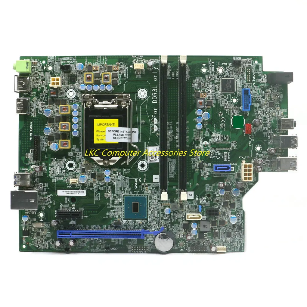 

NEW FOR DELL Optiplex 3040 SFF 3040SFF Desktop Motherboard 9N86R 09N86R CN-09N86R E93839 SS0909 LGA1151 Mainboard 100%Tested