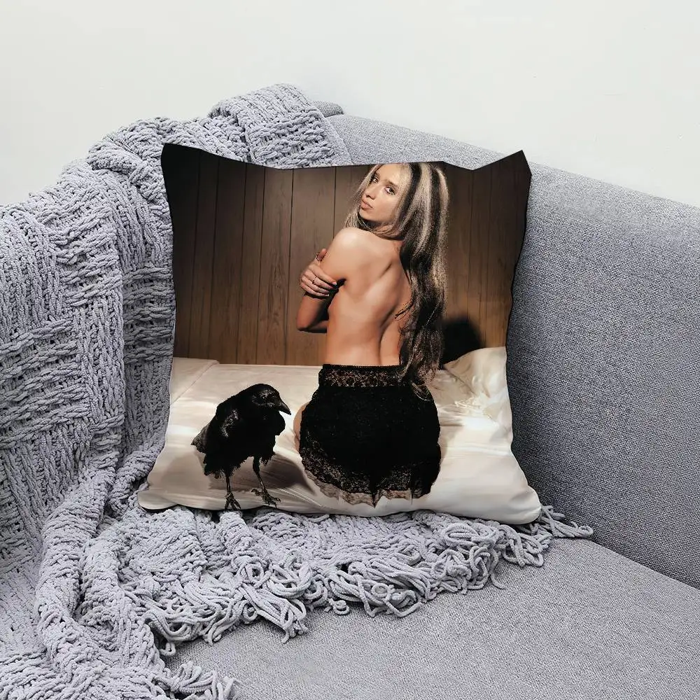 

Singer I-Isabel L-LaRosa Raven 30x30cm 45x45cm Pillow Case Decor Protective Covers Comfortable soft for Sofa Living Room Home of