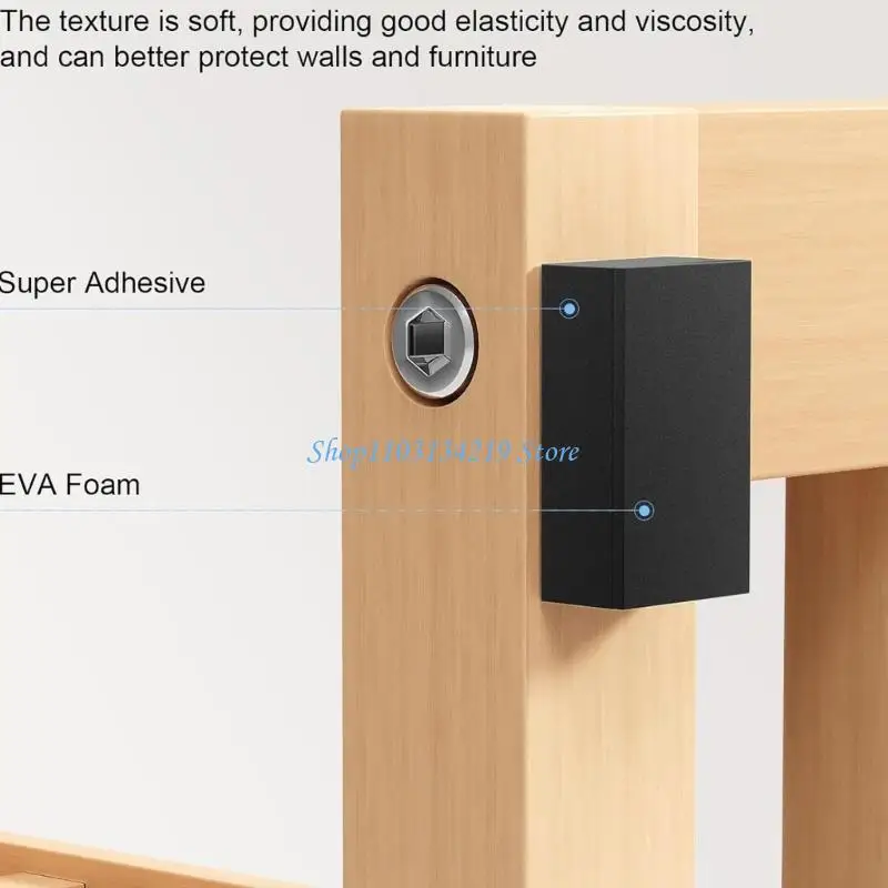 مجموعة N5KC مكونة من 23 وسادة أثاث مضادة للتصادمات وسادة إسفنجية EVA تعمل على ترقية الحل المنزلي الهادئ لسلامة الجدار على كرسي #5