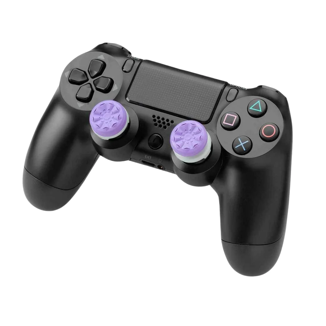 For PS4/PS5 Controller Thumb Grips Caps 4 Legs Galaxy Series Extenders Kit - view 5
