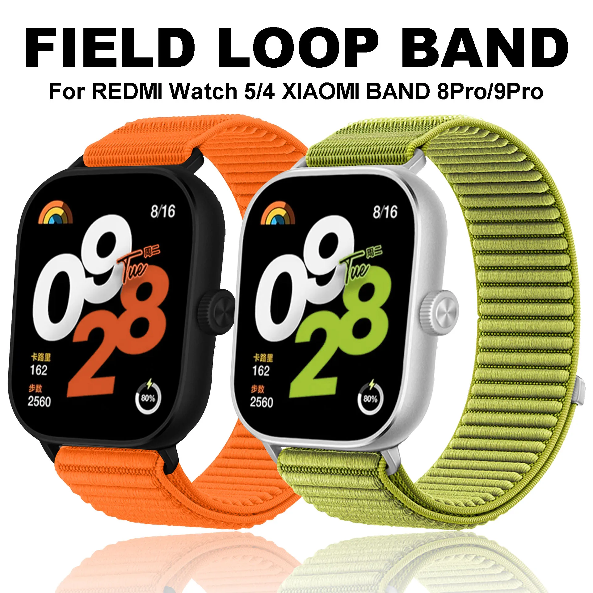 

Nylon Loop Strap for Redmi Watch 5 4 Metal Buckle Band for XIAOMI Mi Band 9Pro 8Pro Adjustable Sport Correa Replacement Bracelet