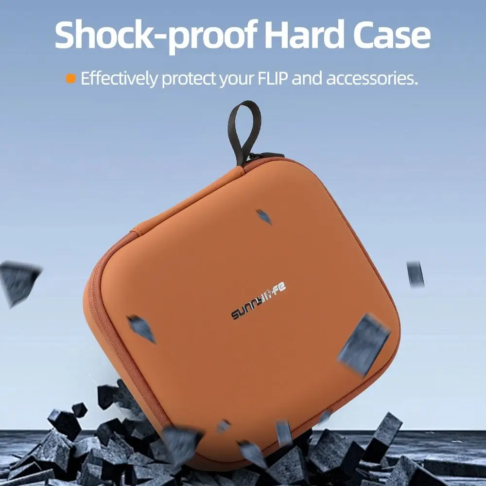 ポータブル PU EVA ドローンキャリングケース耐衝撃防水ボディ収納袋防塵ハンドバッグ DJI フリップドローンアクセサリー