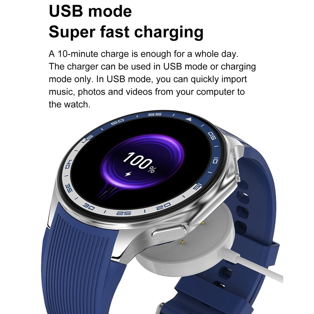 OPPO Watch X AMOLED 32GB Smartwatch Waterproof Men Smart Watch Bluetooth Call Connect Headphones TWS Music 3D UI Mode Video 2024