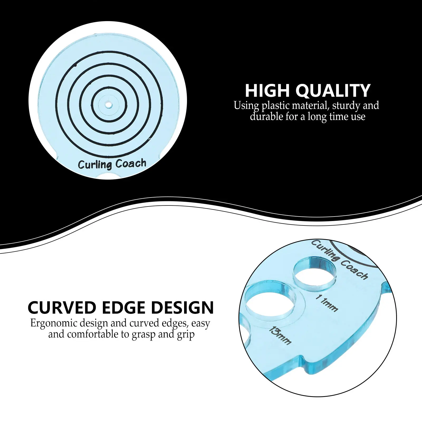 

5Pcs Curling Paper Rolling Holder Sturdy Quilling Tools Set Portable Craft Device for Kids and Adults DIY Art Curling