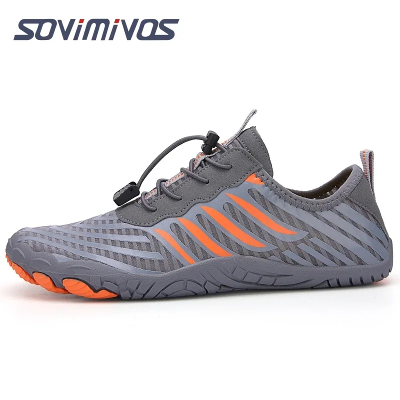 Men's Trail Running Shoes, Lightweight Athletic Zero Drop Barefoot Shoes, Non Slip Outdoor Walking Minimalist Shoes for Women