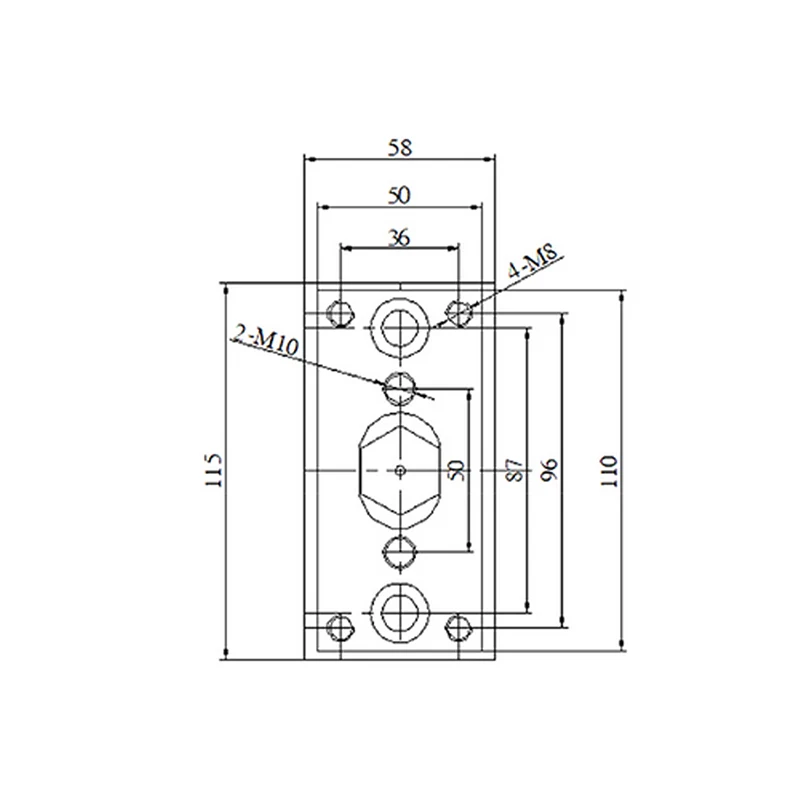 SC Standardzylinder Drei-Achsen-Drei-Führungs-Zylinder Führungsrahmen Pneumatischer Führungsständer SC32 40 50 63-50 75 100 200 300 400 500 – Detail 7