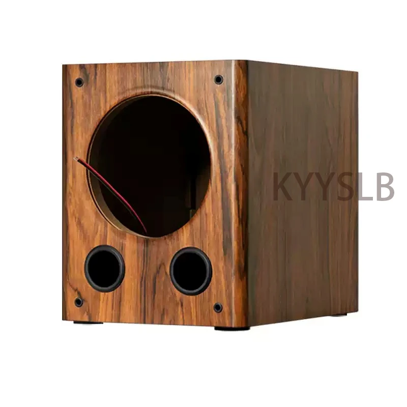 KYYSLB 8-inch subwoofer speaker empty box body DIY full range speaker passive sound box wooden shell empty box