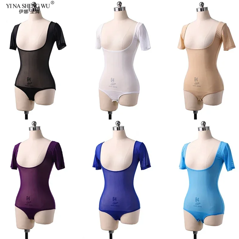 Latin Belly Dance ยกหน้าอก One-piece เสื้อผ้า Breathable และสบายผู้ใหญ่ผู้หญิง Belly Dance น้ําเส้นด้าย One-piece เสื้อผ้า