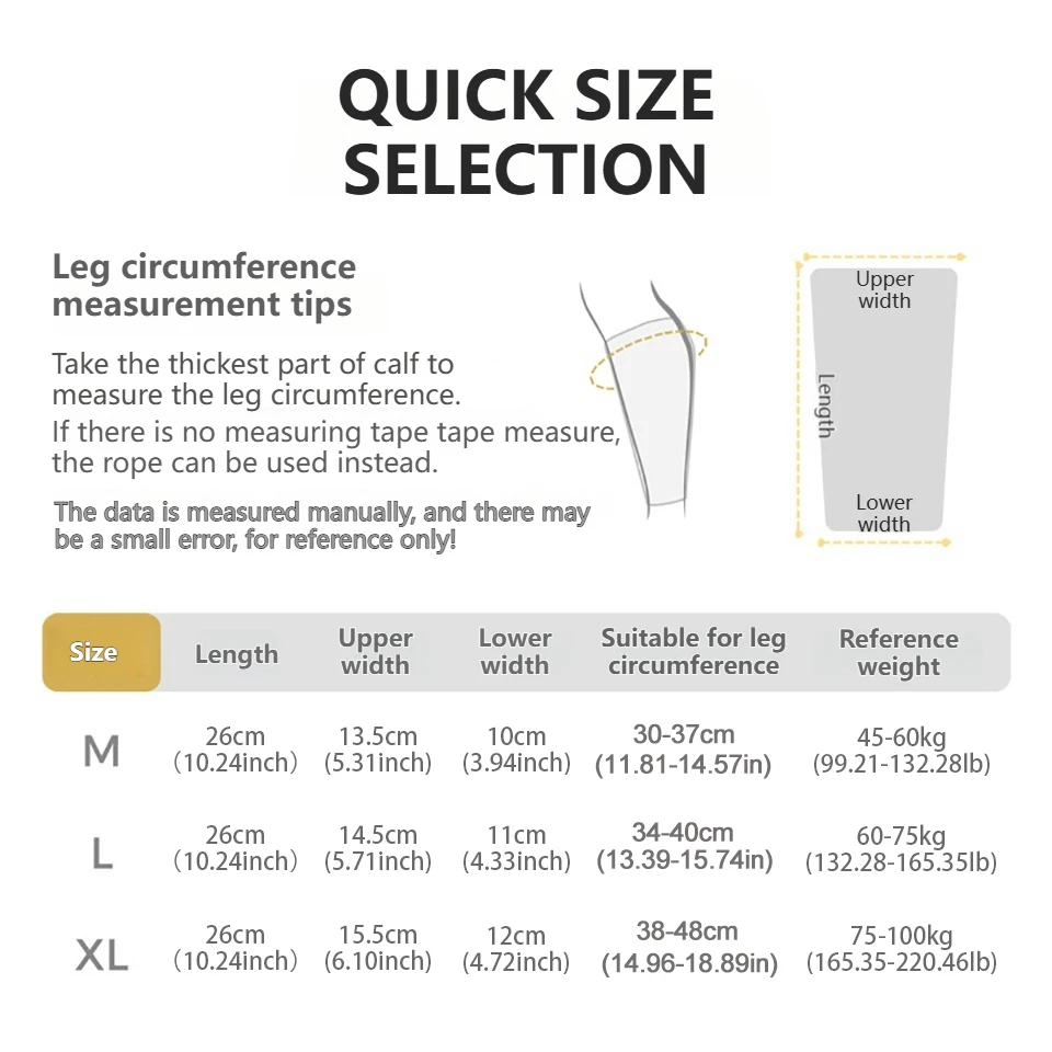 AOLIKES 1PCS Calf Compression Sleeve for Men & Women Compression Socks Support Runners Leg Sleeve Shin Splints Pain Relief