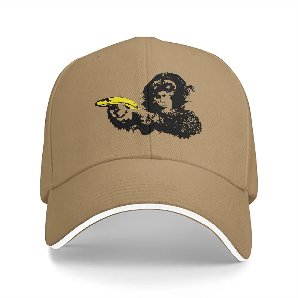 Banana Monkey Baseball Cap Men Hats Women Visor Protection Snapback Banksy Caps