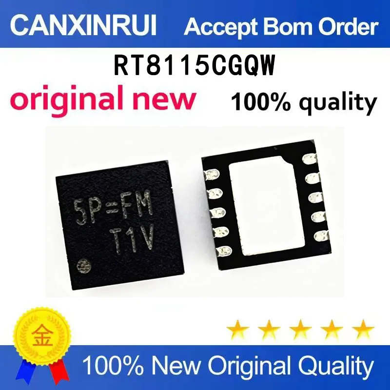 （5-100 pieces）RT8115CGQW RT8115C printing filament 5P=1G 5P=FM 5P=QFN10 brand new original