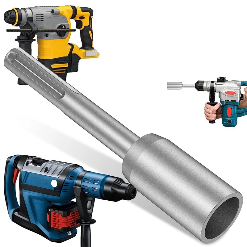 SDS-Max Ground Rod Driver, Heavy Duty Steel Drill Bit Driver,For Rotaryhammer Drill Grounding Rods