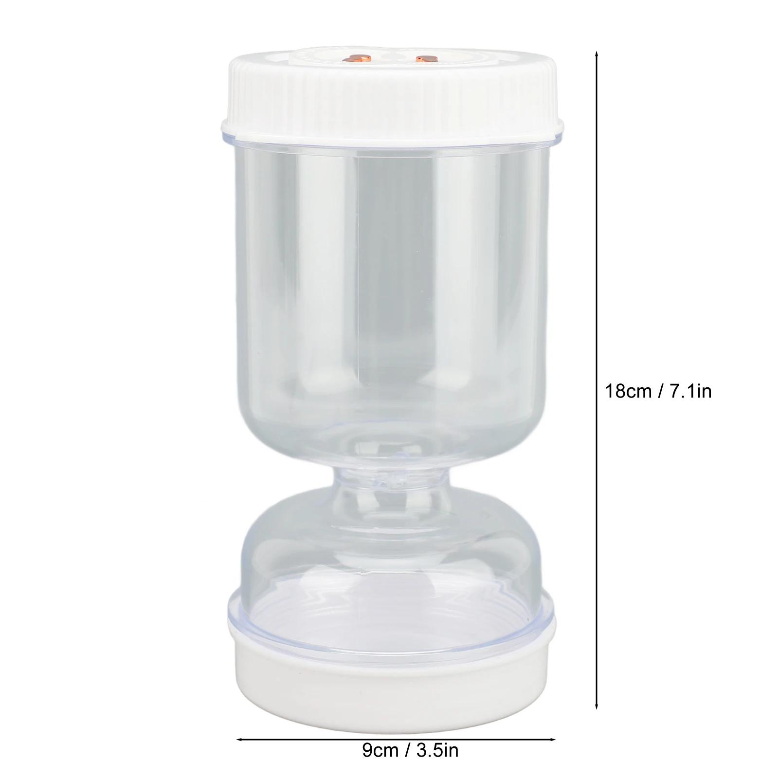 Pickle  Separator Jar ABS Pickle Olive Hourglass Jar Multi Purpose Leakproof Dry Wet Depart Organizer For Home Kitchen