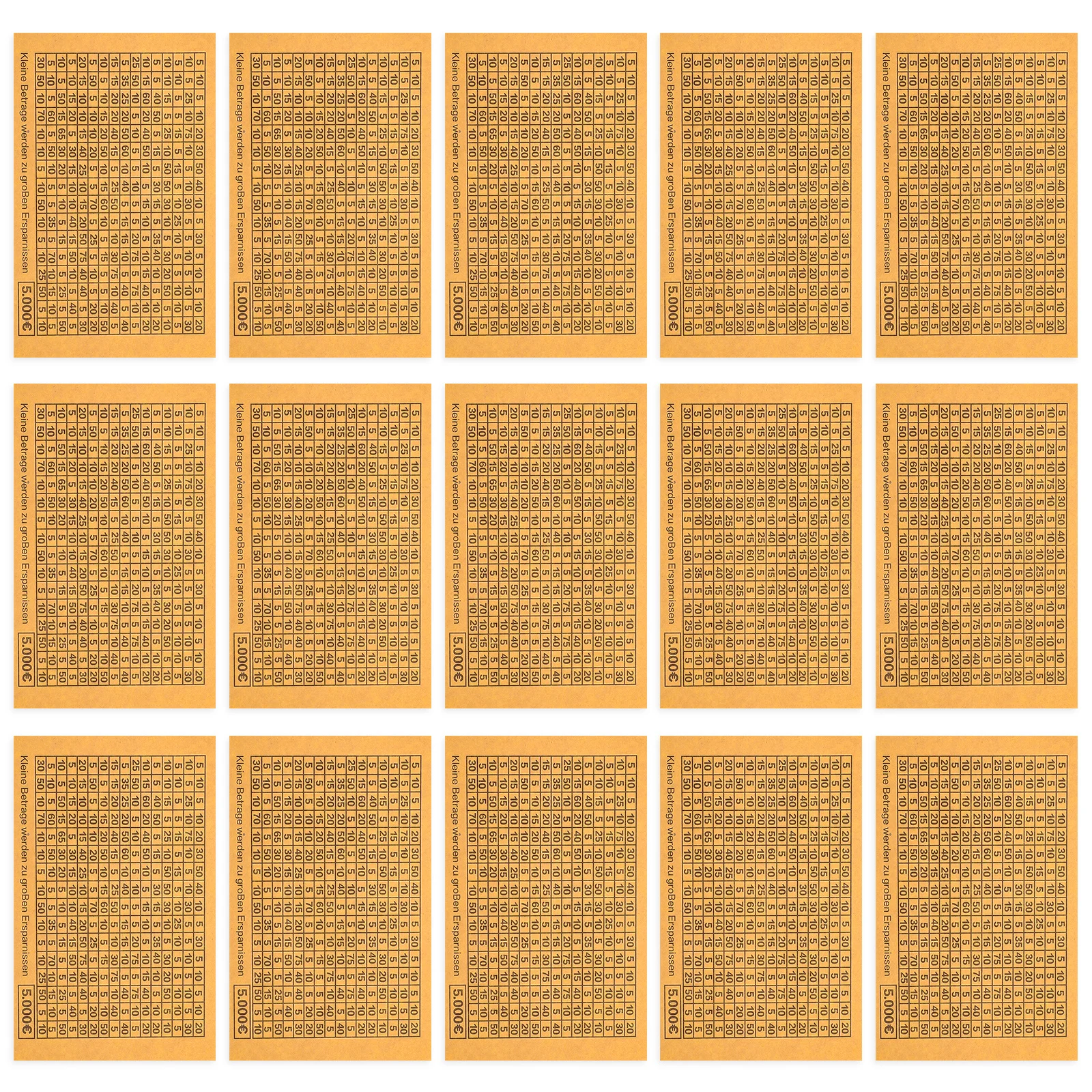 

20 Sheets Goal Saving Bank Stickers Easy Apply Number Labels for Boxes and Jars Numbers Stickers Savings Box Sticker