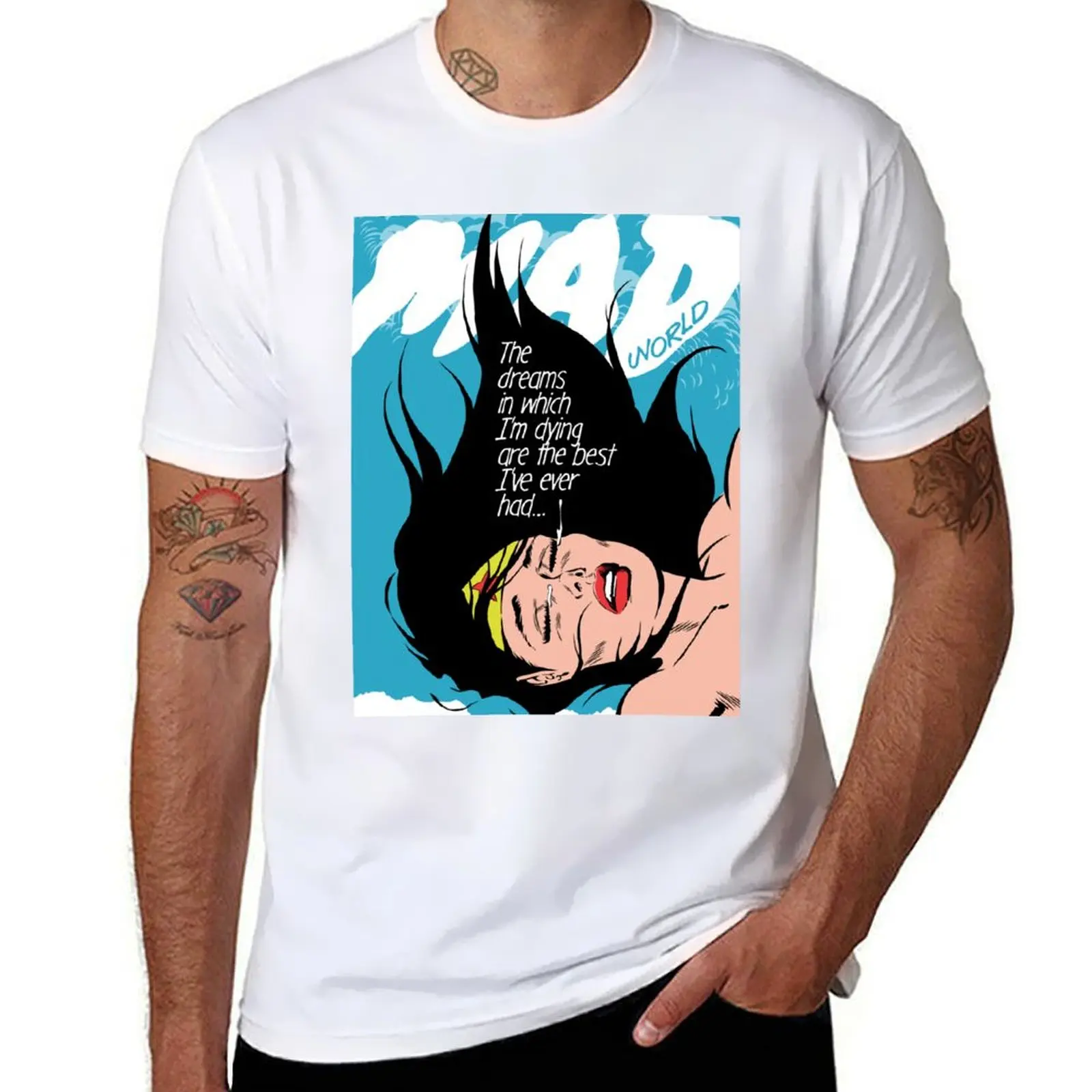 Mad T-Shirt Classic Crew Neck Cotton T-Shirt