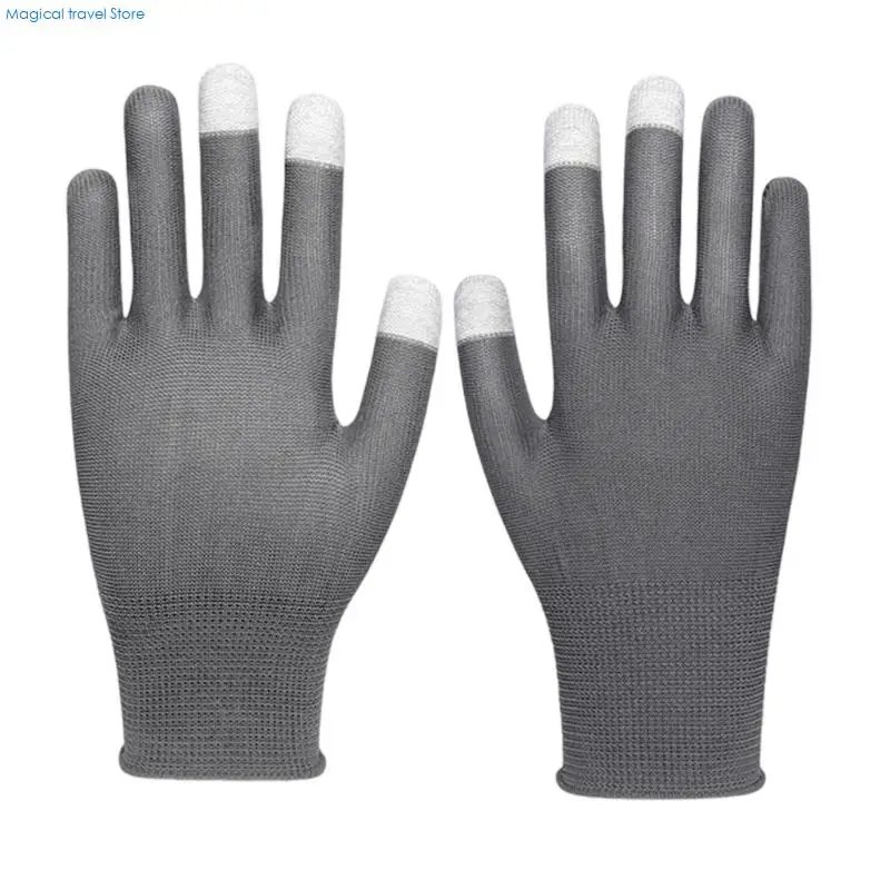 N2UB Sun Protective Sensitive Gloves For Outdoor Gaming Sweat Resistant Nylon Fabric
