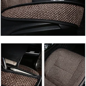 Universal Linho Car Seat Cover for Toyota, Interior Protector Pads, Self Accessories, Rav4, Corolla, Hilux, Yaris, Auris, Prius, Camry 12 Main Sales Hilux Bank Cover - №11