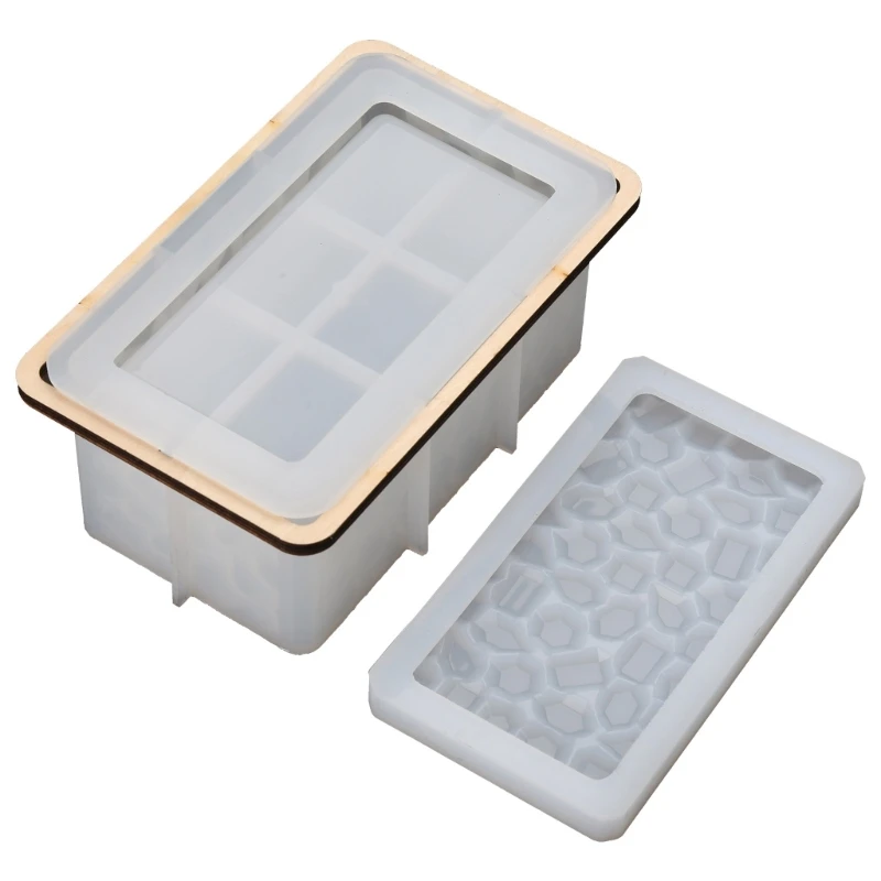 Tissue Box Resin Mold Rectangle Jewelry Box Mold for DIY Crafts Home Decor Dropsale