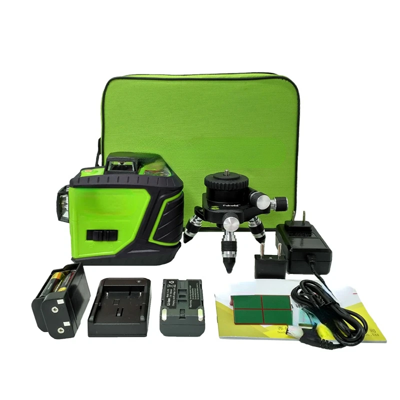 MW-93T 360 Degree Multipurpose Leveling Tool Practical Cross Green 3D 12 Lines Laser Level