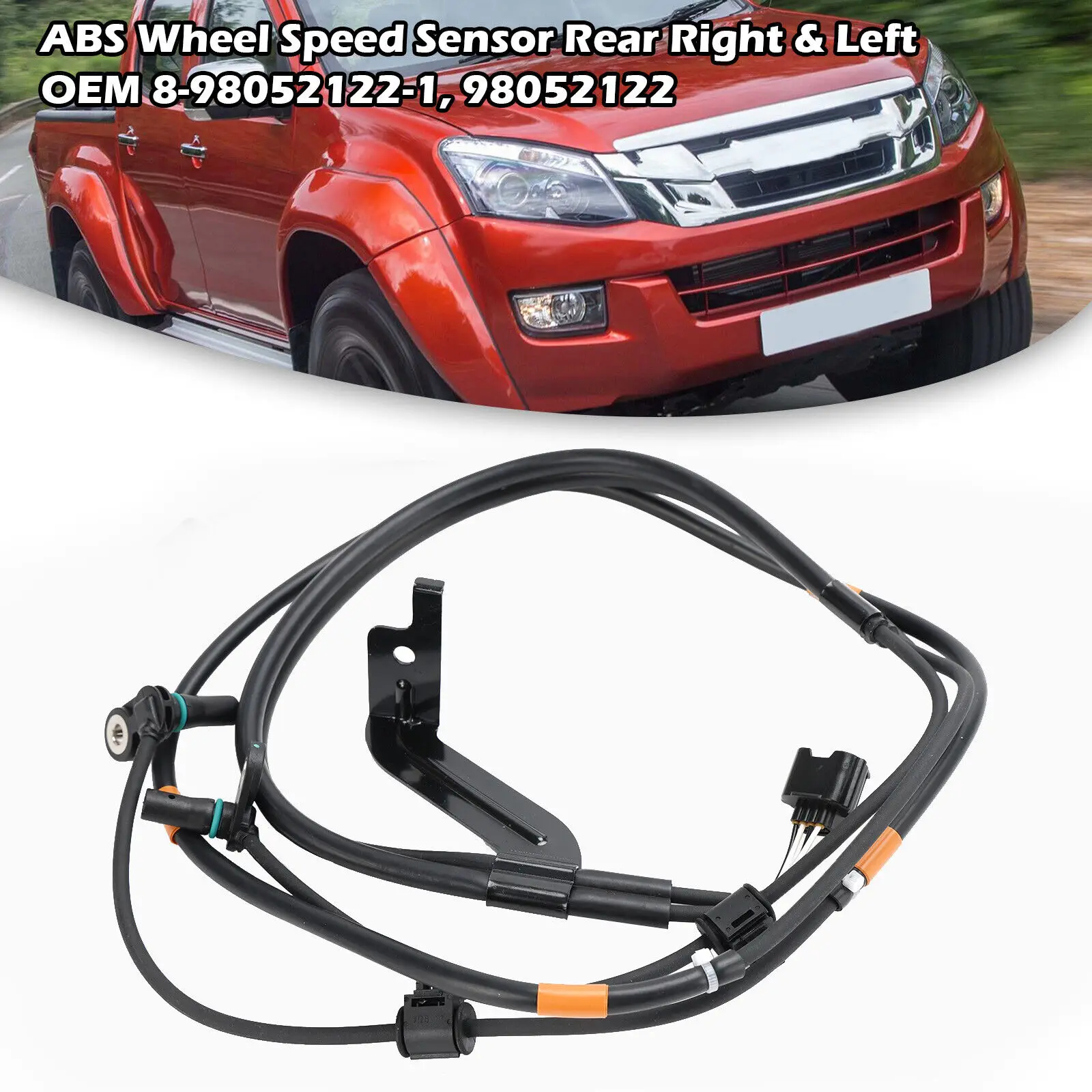 

ABS Wheel Speed Sensor Rear Right & Left For Isuzu D-MAX Mk2 2012-2020+