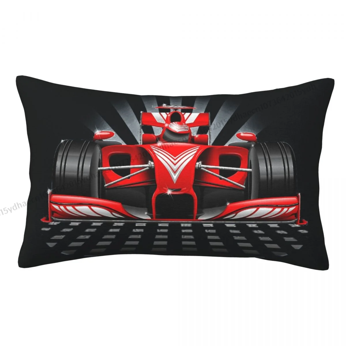 Red Race Car Pillow Case F1 Car Race Cushion Covers Home Sofa Chair Decorative Backpack Covers