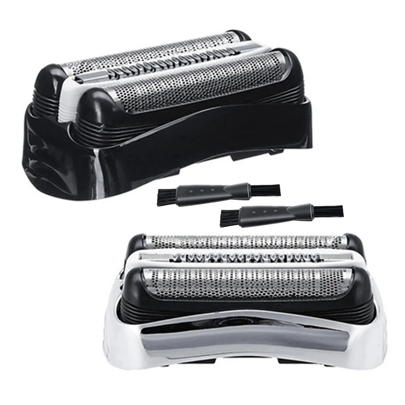 ชุดเปลี่ยนหัวโกน2ชิ้นและชุดฟอยล์สำหรับ Braun ชุดที่3มีดโกนไฟฟ้า3 301 310S 320S 330S 340S 360S 380S